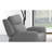 Contemporary Style Manual Recliner High Density Foam Contour Arms Wide Seat