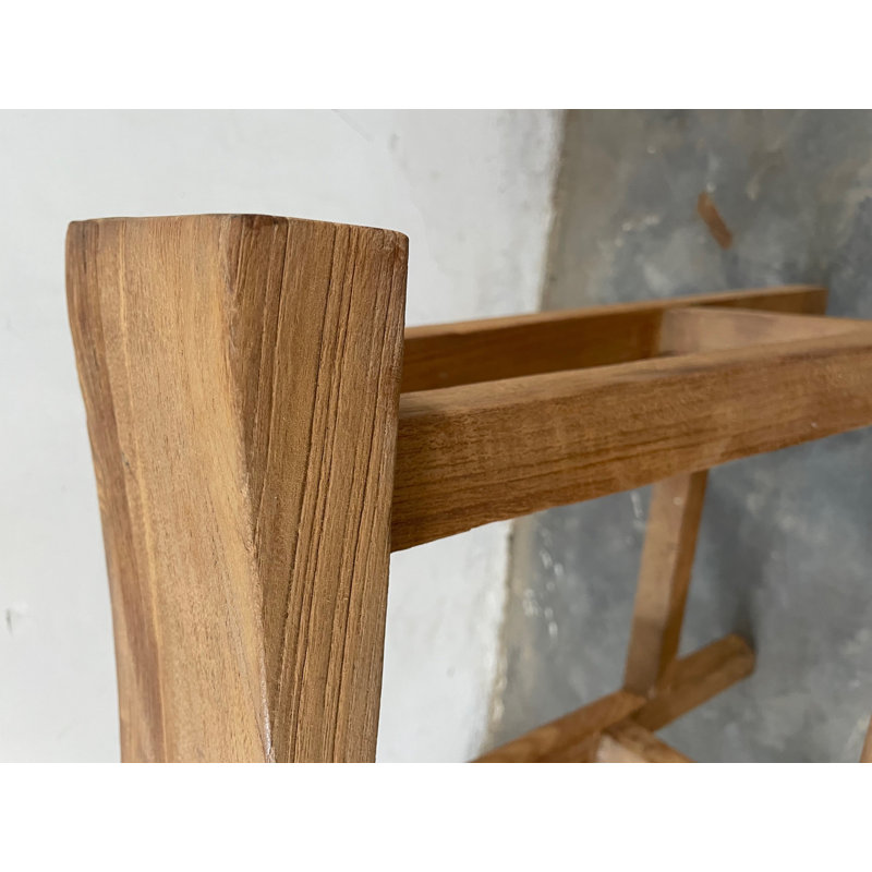 Counter Stool with Solid Wood Frame