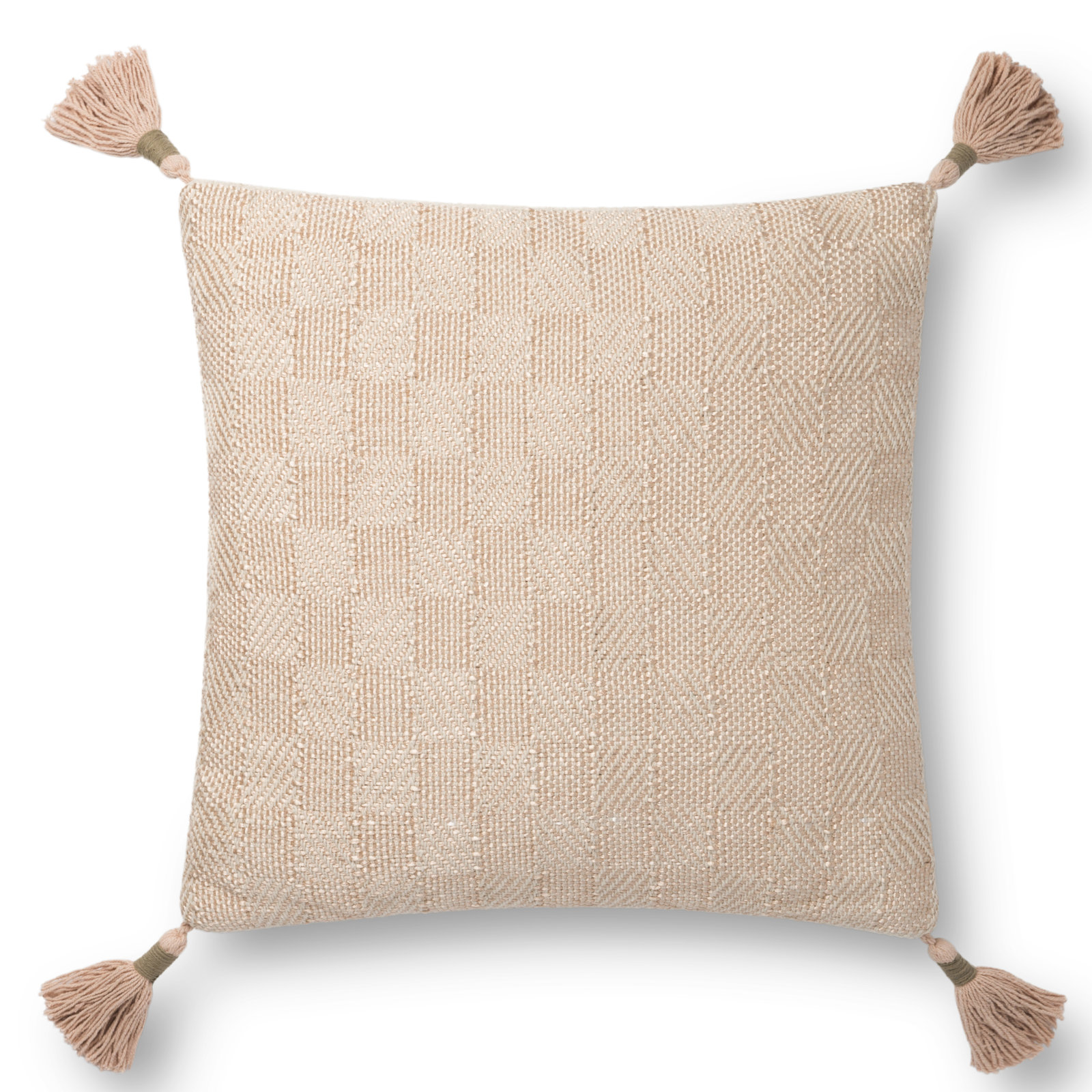 Ridder Tassels Throw Pillow, No Fill