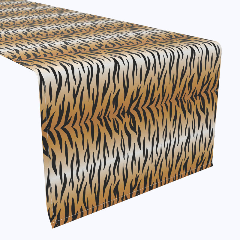 Elkanah Animal Print Table Runner, 72" x 12"