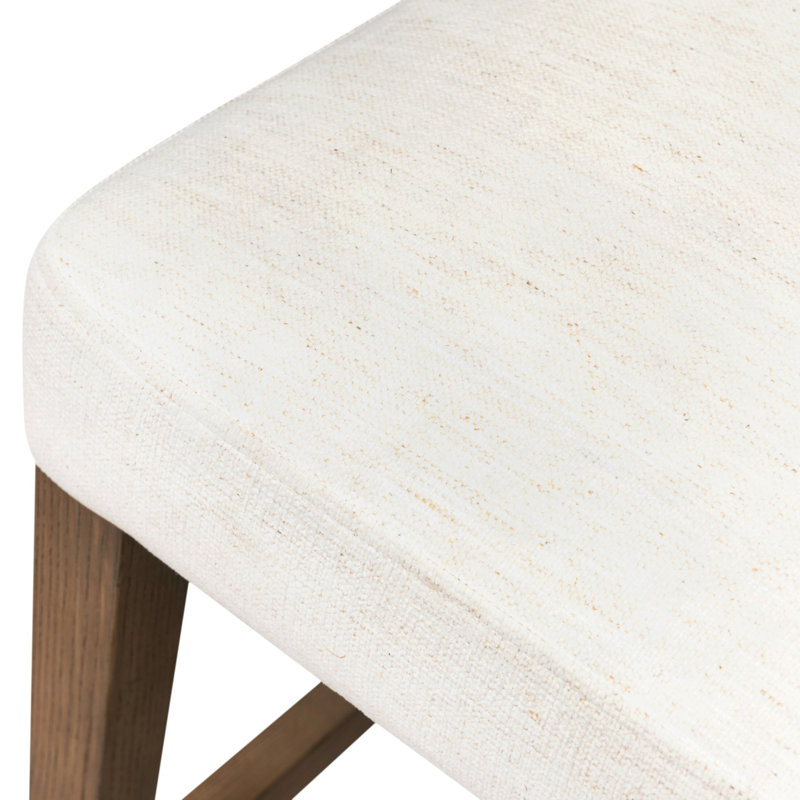 Ferris Stool, Amber Ash, Crypton Nomad Snow/Polyester Blend, Bar Stool (29.92" Seat Height)