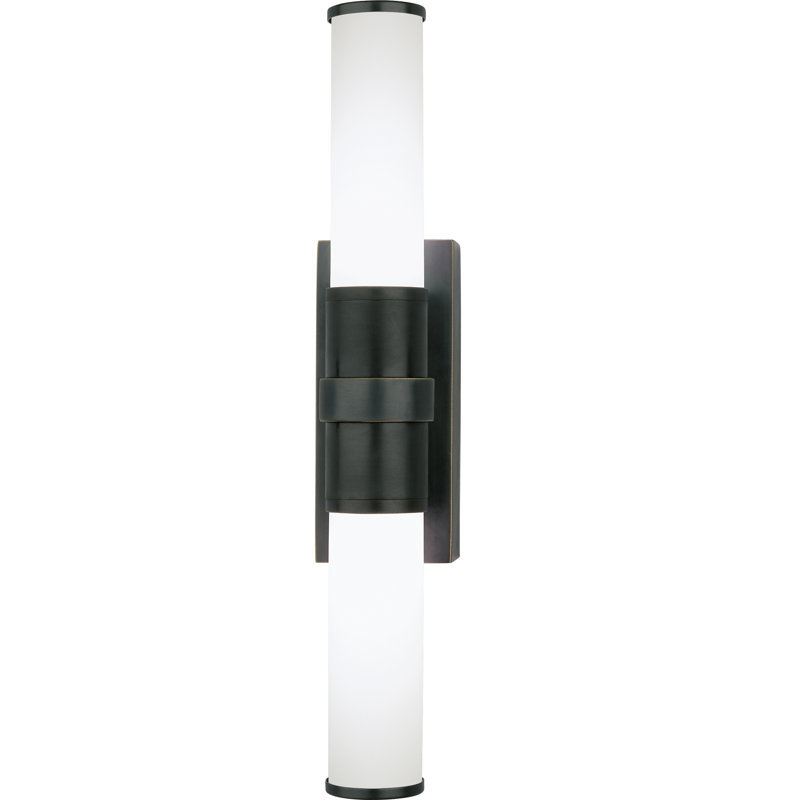Roderick 16'' Bronze Cylinder Dimmable LED Wall Sconce