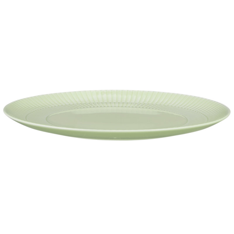 Amina 27.8cm Porcelain Dinner Plate, Green