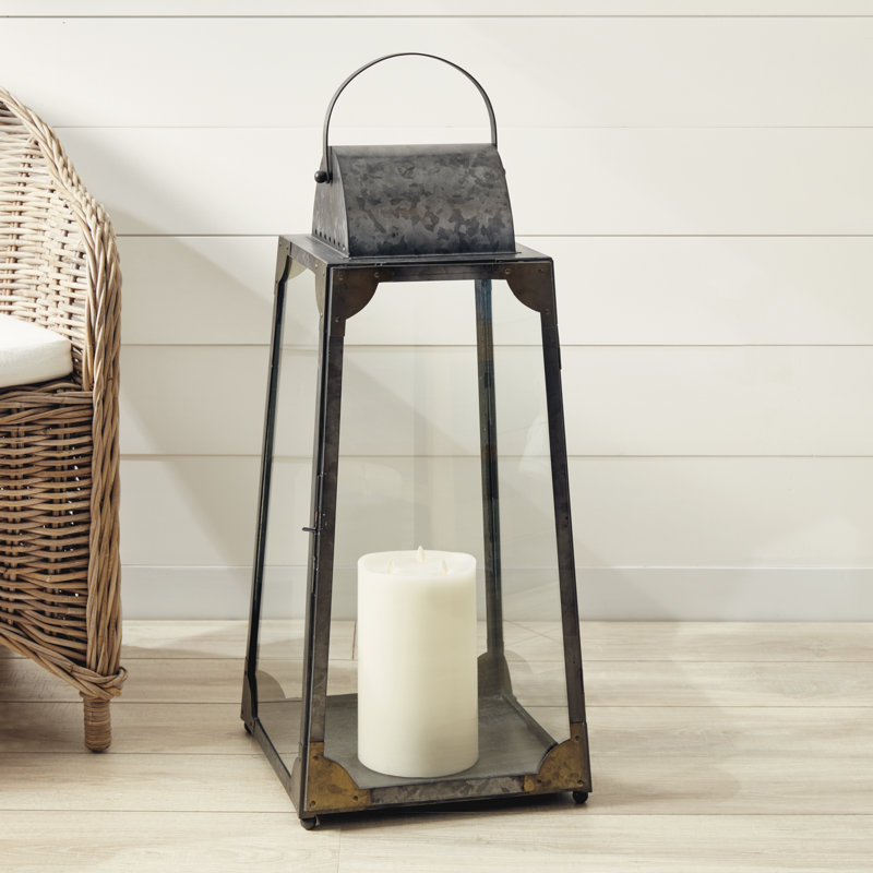 Idora Lantern, 30.5" H x 14" W x 14" D