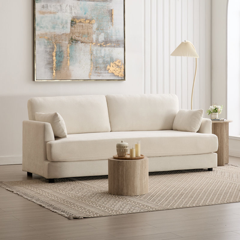 Canapé 84 po, Beige