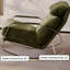 Chaise berçante simple à structure en métal Home Living