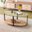Hanshaw Glass Top Coffee Table