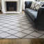 Langdon Wool Geometric Area Rug in Charcoal-1181796497
