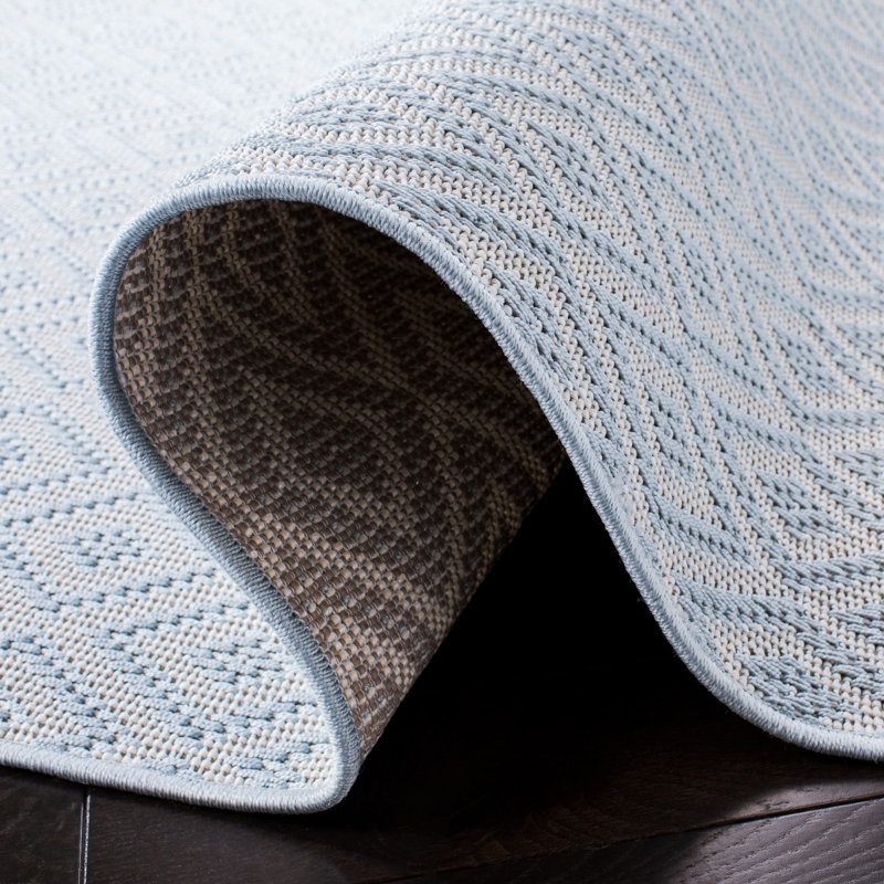 Abadou Performance Machine Washable Geometric Indoor/Outdoor Area Rug, Runner 2' x 6'