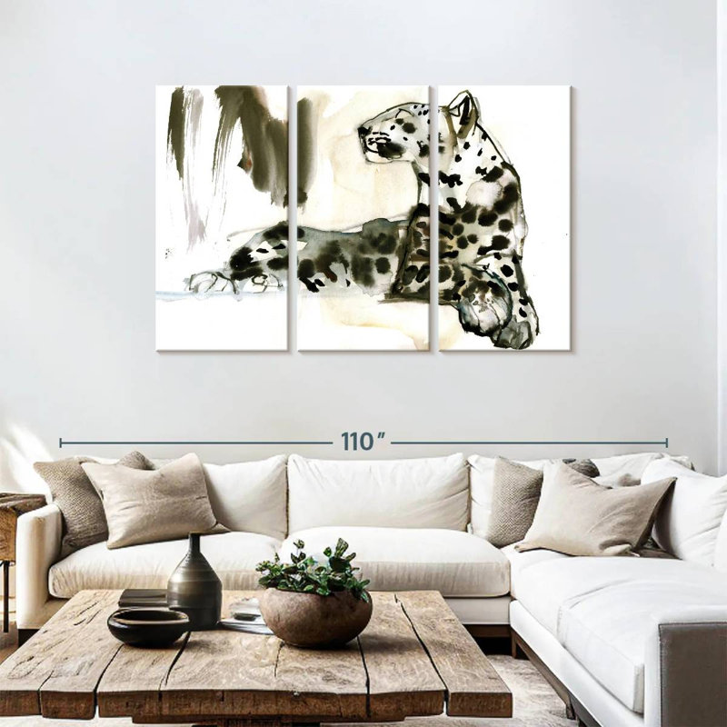 Brampt Arabian Leopard 2008 III, 48" H x 74" W