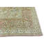 Tapis rouge / vert en laine noué à la main de conception unique 9 pi 5 po x 15 pi 3 po années 1960 Heracles