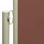 Dakota Fields 600cm W x 200cm D Fabric Cover Motorised Retractable Side Awning-2087129594