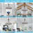 Semiko 6 - Light Dimmable Wagon Wheel Chandelier-91135160