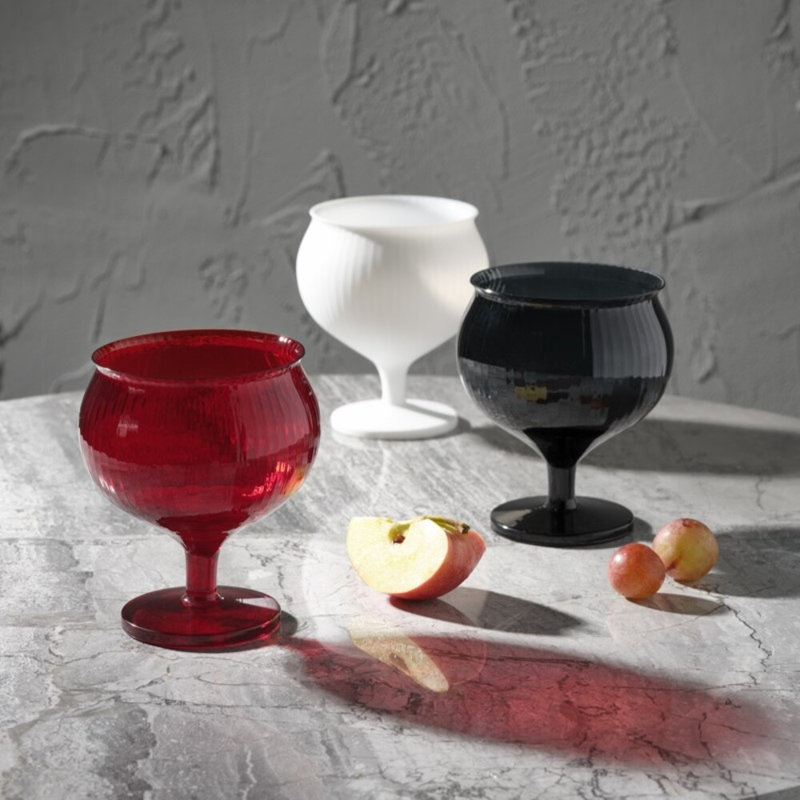 Omnia Handmade Crystal Snifter, Red