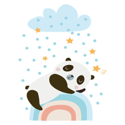 Autocollant mural «Young Panda»