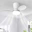 65cm Ceiling Fan with LED Lights-1402518454-1402518453