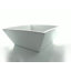 Lavabo vasque carré en céramique Kingston-11176825