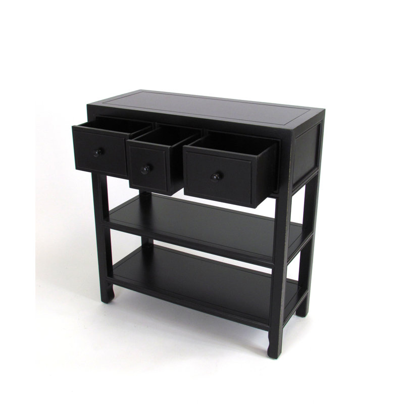 Console Rushmore, Noir antique