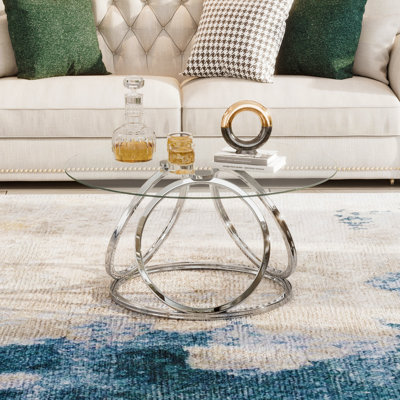 Paloalto Glass Top Coffee Table