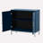 Donvan dining cabinet, storage credenza, sideboards and buffets with Solid Wood Veneer and Metal Leg Frame-867325266