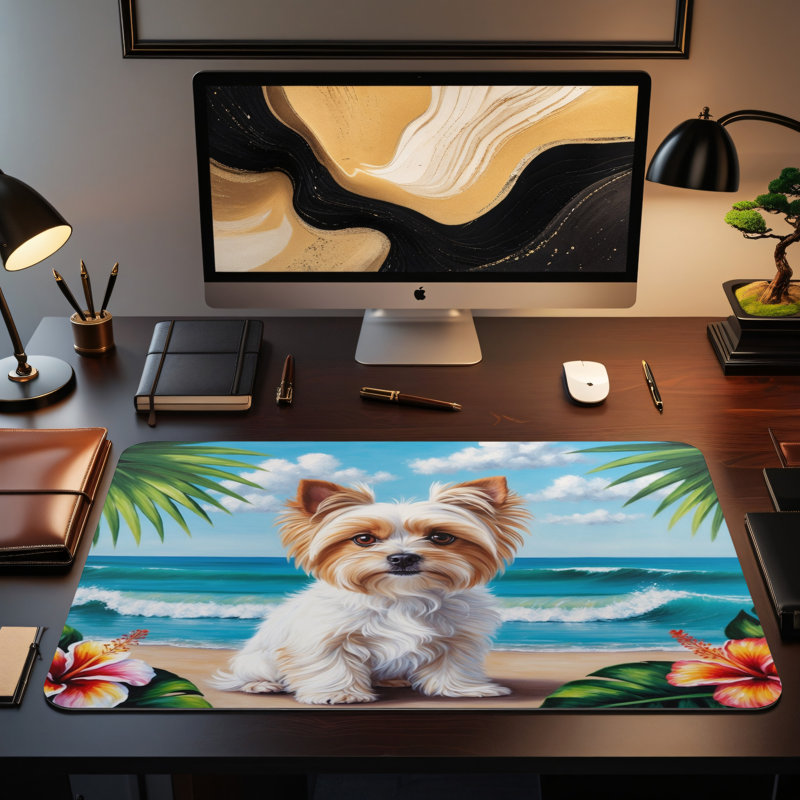 Polyester Desk Pad, 14.4x12.1