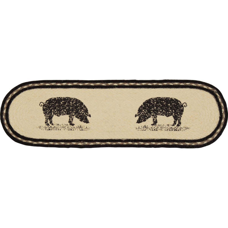 Tapis d'escalier Sawyer Mill Classic, Oval 8,5 po x 2 pi 3 po
