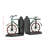Bicycle Metal Non-Skid Bookends
