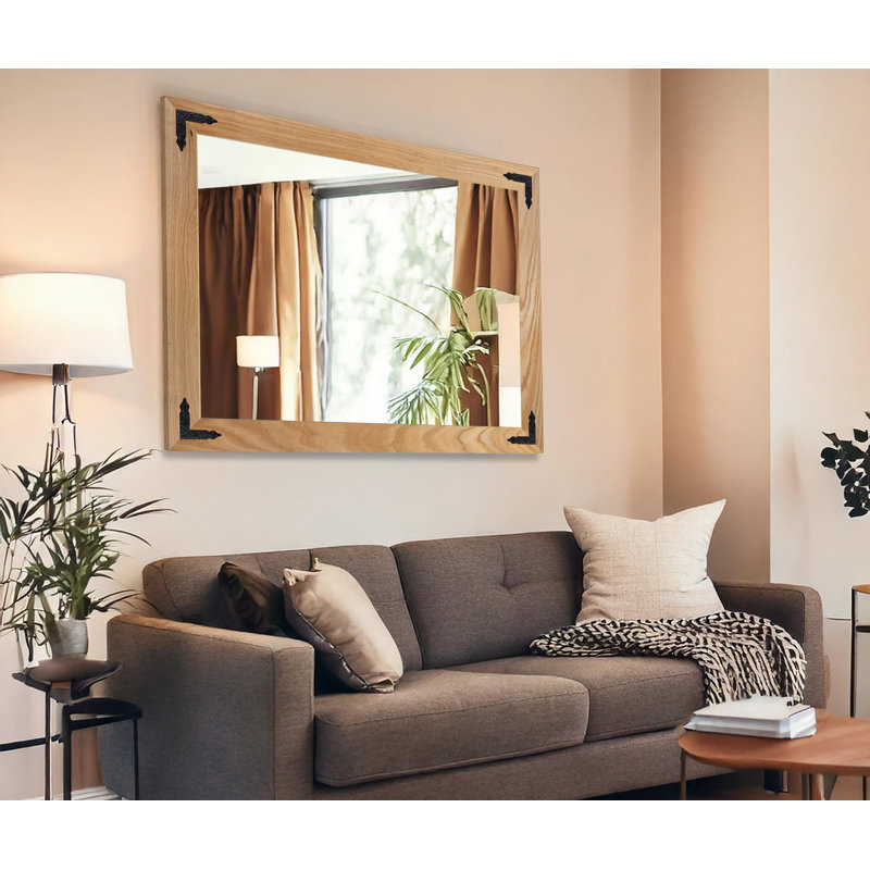 Miroir Gracie Oaks, Naturel, 46 po x 33 po