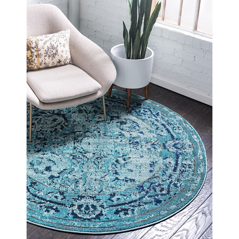 Dauphine Oriental Indoor Rug, Round 8'