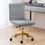 Chaise de bureau en velours Auctin-567156631