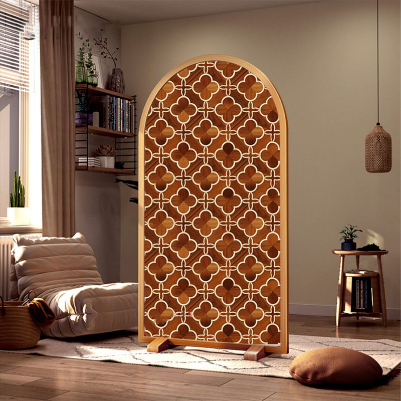 Cloison 1 pièce en bois massif, H 70,87 po x l 47,24 po x P 1,57 po