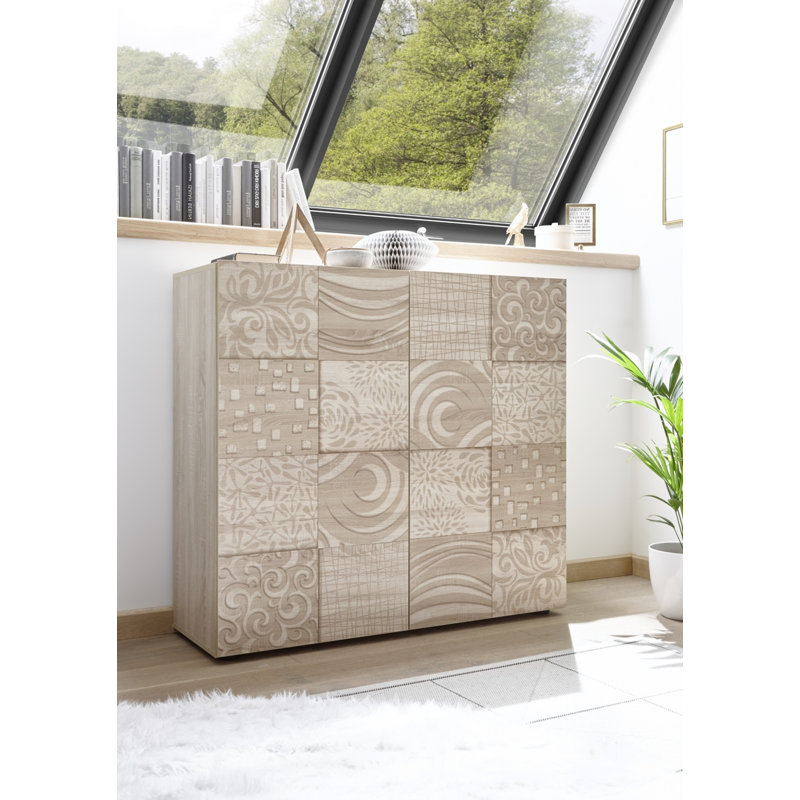 Johana 120cm Sideboard, Light Oak