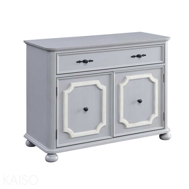 Gray Finish Cabinet