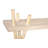 Branch Waterfall Console Table, Bleached
