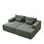 Méridienne surdimensionnée de 87 po, sans assemblage requis, causeuse en peluche avec canapé-lit inclinable, fauteuil-lit moderne moelleux pour la chambre à coucher du salon intérieur-121060085