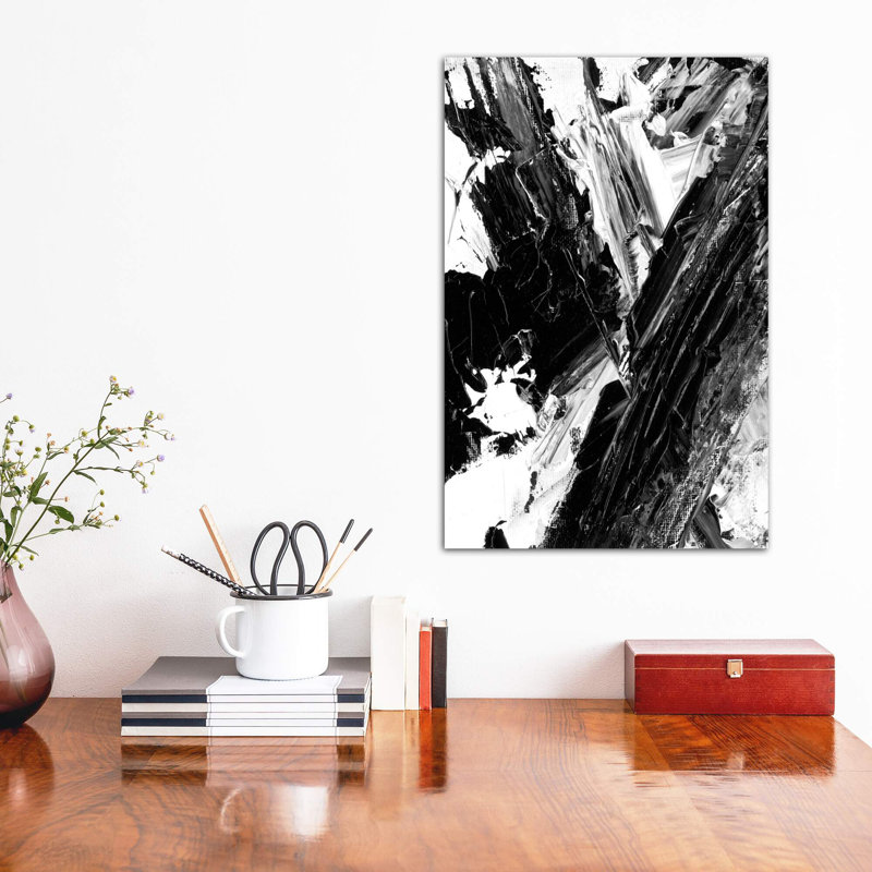 Sporadic II by Ethan Harper - Wrapped Canvas Painting, 45.72cm H x 30.48cm W x 1.91cm D