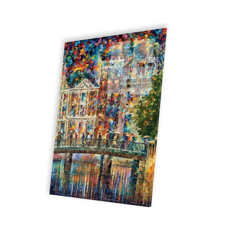 El Puente sur plastique / acrylique par Leonid Afremov, peinture
