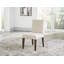 Meria Upholstered Parsons Chair in Beige