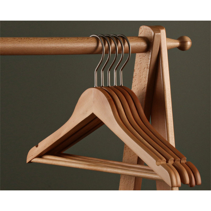 Cintre standard en bois Onica antidérapant pour robe / chandail / chandail, 10