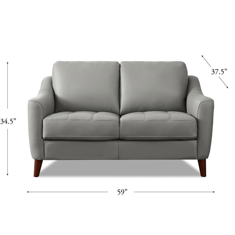 Dhrambir Upholstered 59'' Loveseat