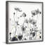 Gray Flowers - Single Picture Frame Painting-1786518950