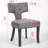 Set Of 2 Mid Century Modern Dining Chairs, Farmhouse Upholstered Accent Chair, Kitchen Chairs, Side Chairs-416702826