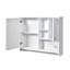Armoire de salle de bain murale 36 pouces avec tablette ajustable et porte miroir - Solution pratique et élégante avec tablettes élégantes-703115012-703115035