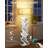 Bookcases With Led Light And Remote Control, 9-Tier Column Floor Lamp-1585701671