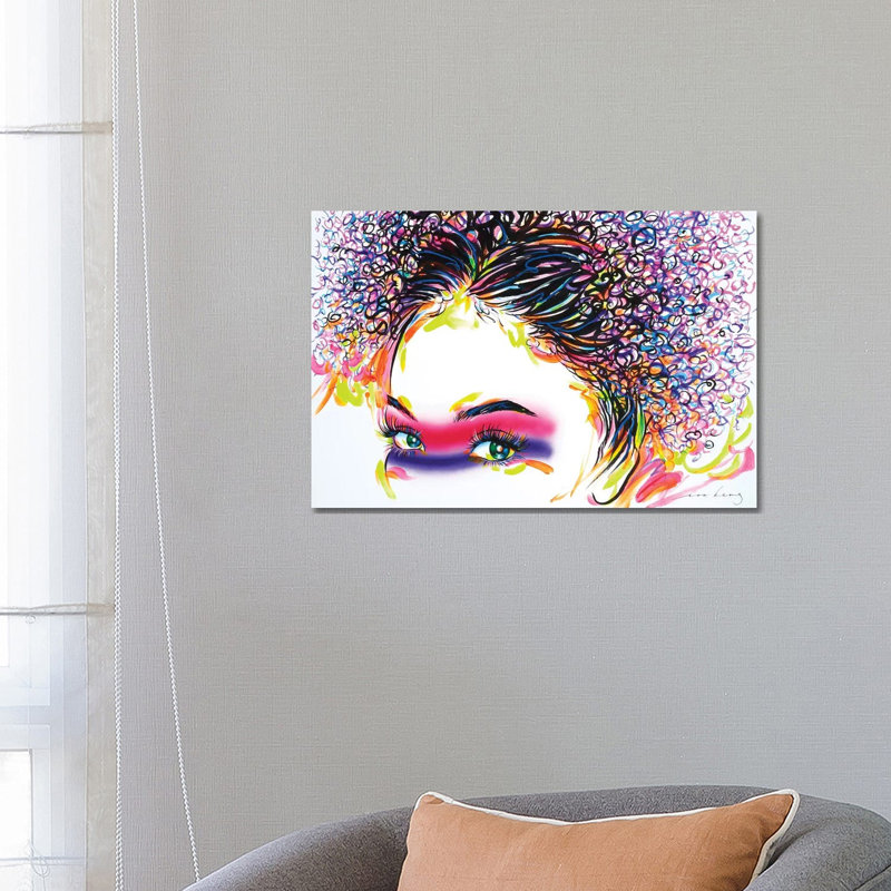 Heady Fashion 1 Piece Wrapped Canvas Wall Art, 66.04 cm H x 45.72 cm W x 1.91 cm D