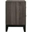 Table de chevet 2 tiroirs Grey Oak