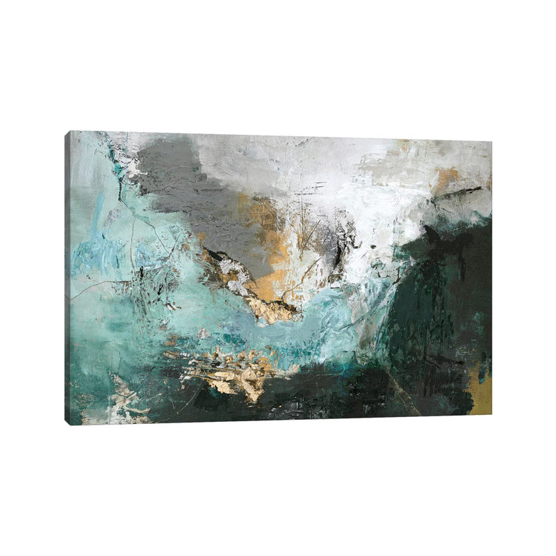 Arctic Green - Painting on Canvas, 101.6 cm H x 66.04 cm W x 1.91 cm D, Wrapped Canvas
