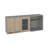 59.05'' W x 23.62'' H Light Brown/Gray Hardwood Standard Wall Cabinet Ready-to-Assemble