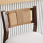 Ensemble de 2 tabourets de bar en bois massif Farmhouse avec dossier en corde tressée, tabouret bas rembourré pour bar et îlot de cuisine-72706956-72706945