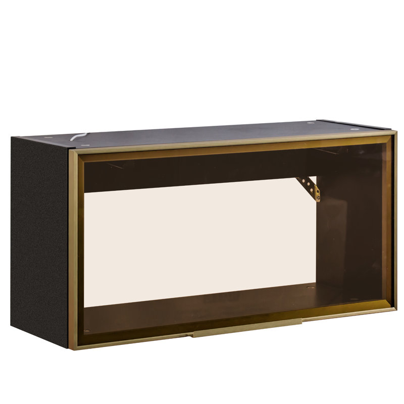 Armoire de rangement murale à grande capacité pour support à épices, garde-manger suspendu noir avec porte rabattable, pour la cuisine, la salle à manger toutes les occasions